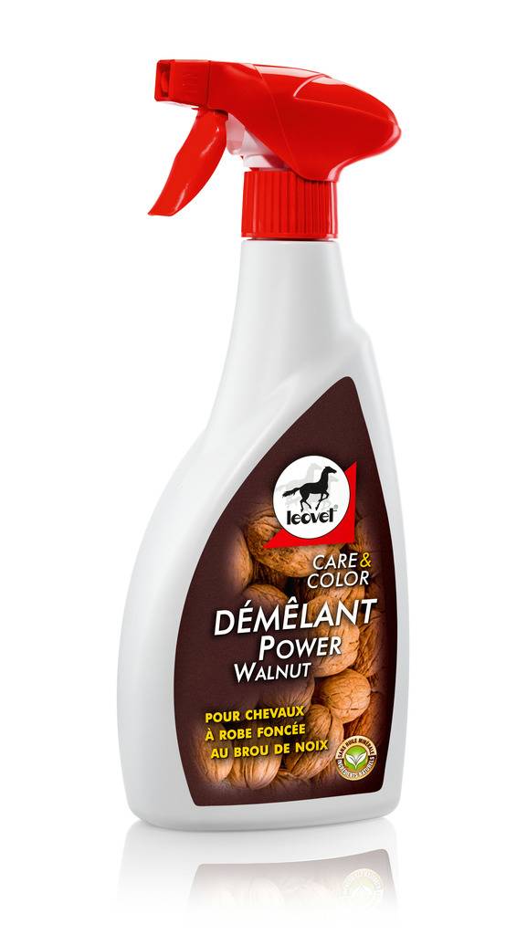Leovet® Étrille de crinière Power Noyer - 550 ml - Pour cheval sombre Leovet® Étrille de crinière Power Noyer - 550 ml - Pour cheval sombre