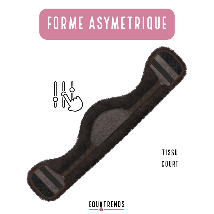 Fourreau de sangle WESTERN court (tissu) PERSONNALISABLE - MATTES