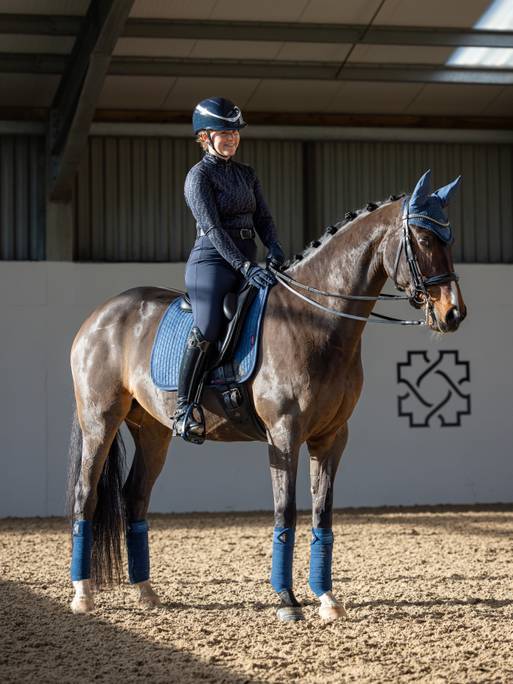 Suede Square Atlantic saddle pad - LEMIEUX