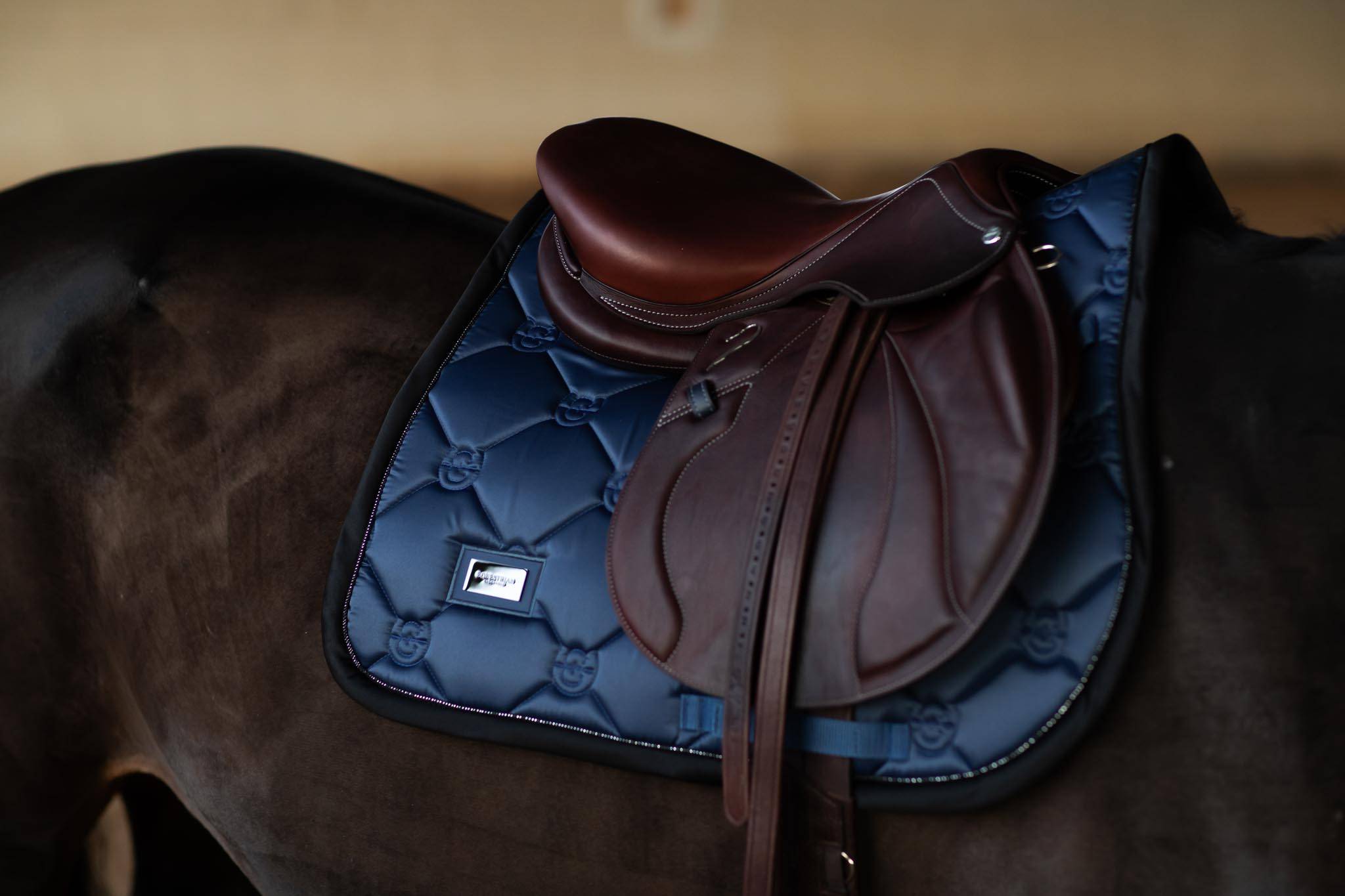 Dark Venice saddle pad - Equestrian Stockholm