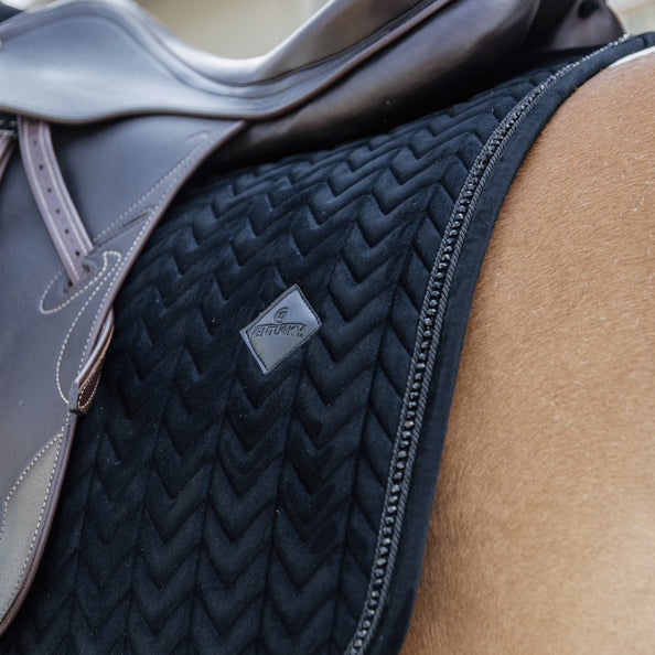 Tapis Velvet Pearl Noir - KENTUCKY