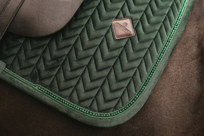 Tapis Velvet Pearl Vert Sapin DRESSAGE - KENTUCKY