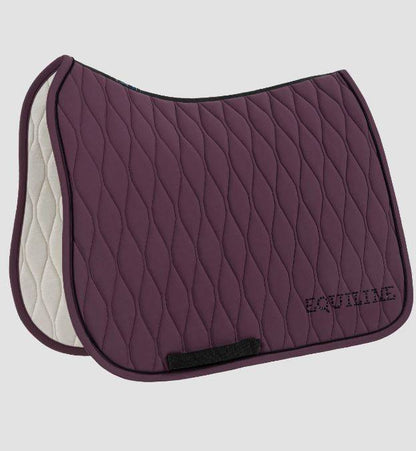 Honeycomb saddle pad with rhinestone logo - EQUILINE