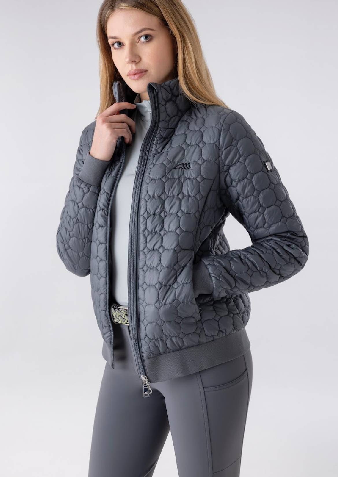 Veste bomber matelassée octogone Edae - EQUILINE