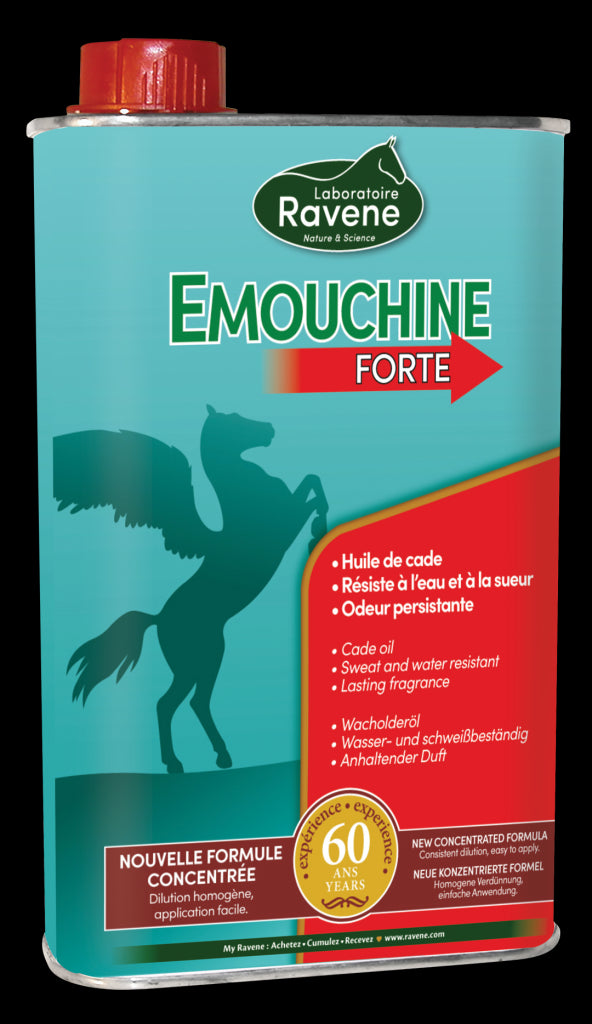 Emouchine Forte fly repellent bottle - Ravene Laboratory