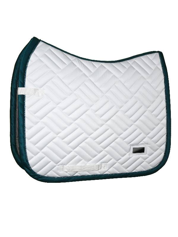 Tapis de selle Modern White Dramatic Monday - Equestrian Stockholm