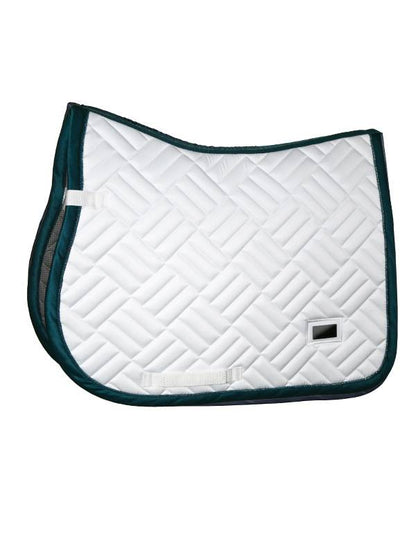 Tapis de selle Modern White Dramatic Monday - Equestrian Stockholm