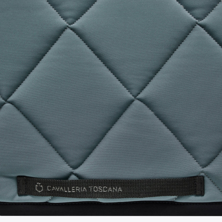 Tapis de selle Diamond Quilted DRESSAGE Pétrole - CAVALLERIA TOSCANA