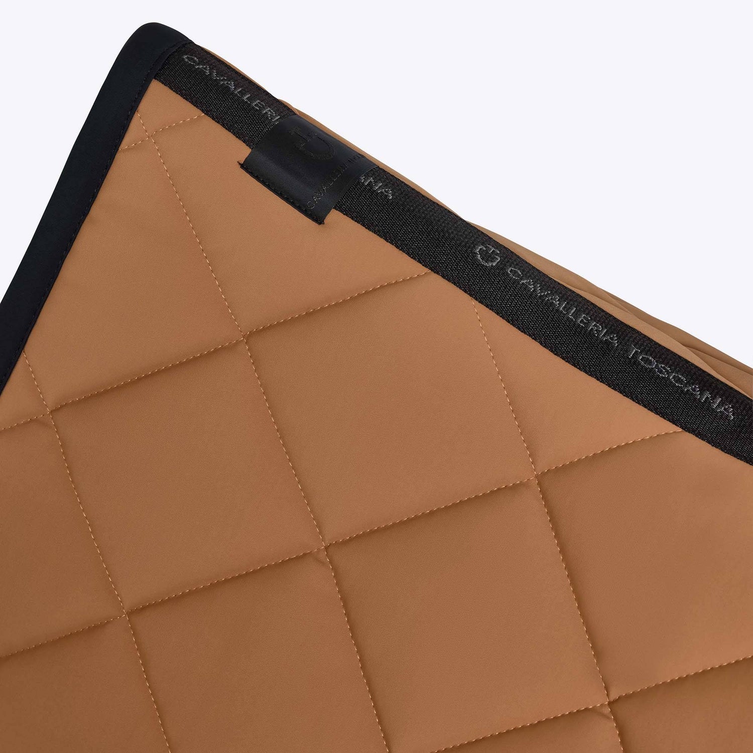 Diamond Quilted Camel saddle pad - CAVALLERIA TOSCANA