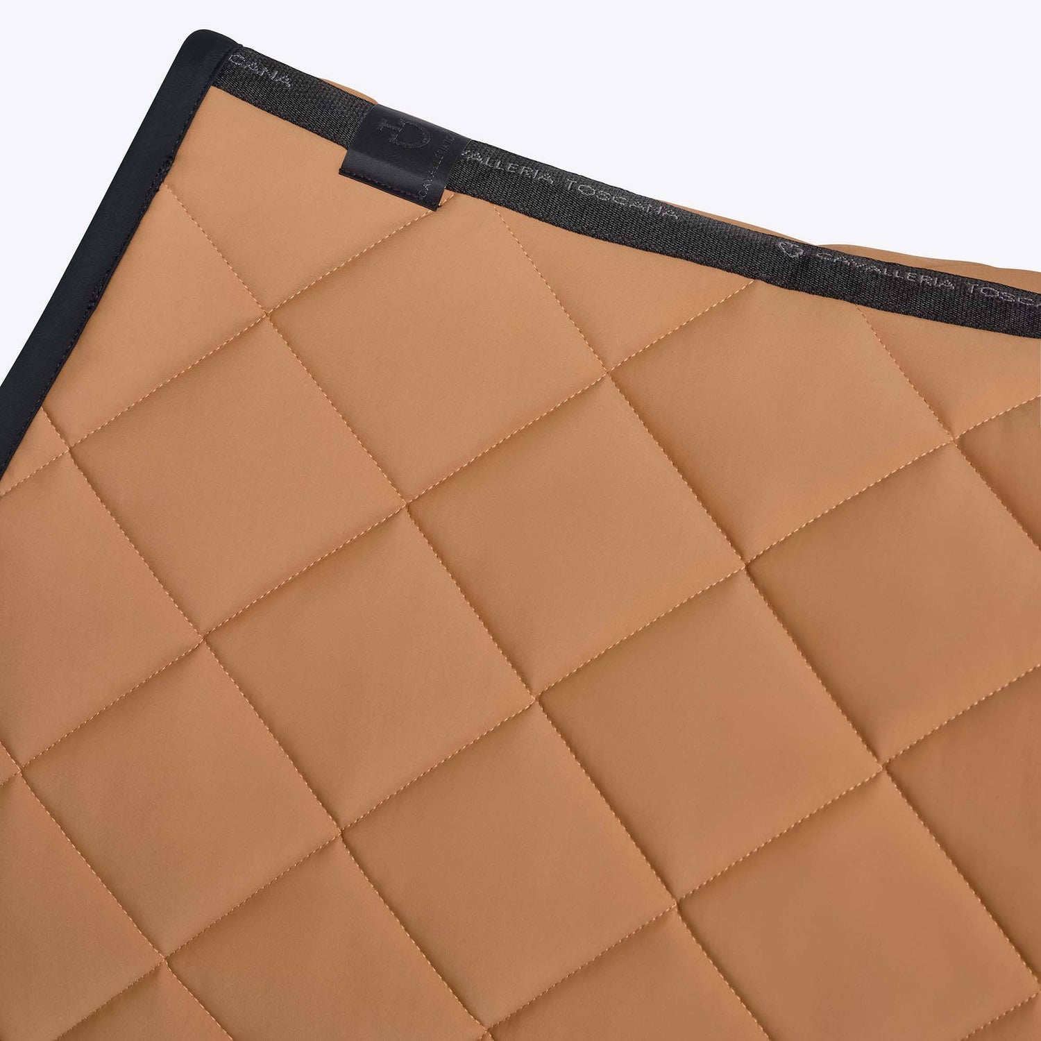 Diamond Quilted Camel saddle pad - CAVALLERIA TOSCANA