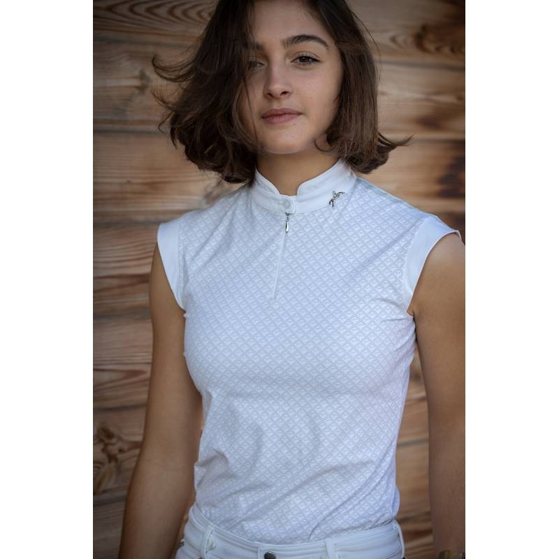 Seville short-sleeved competition polo shirt - PENELOPE COLLECTION