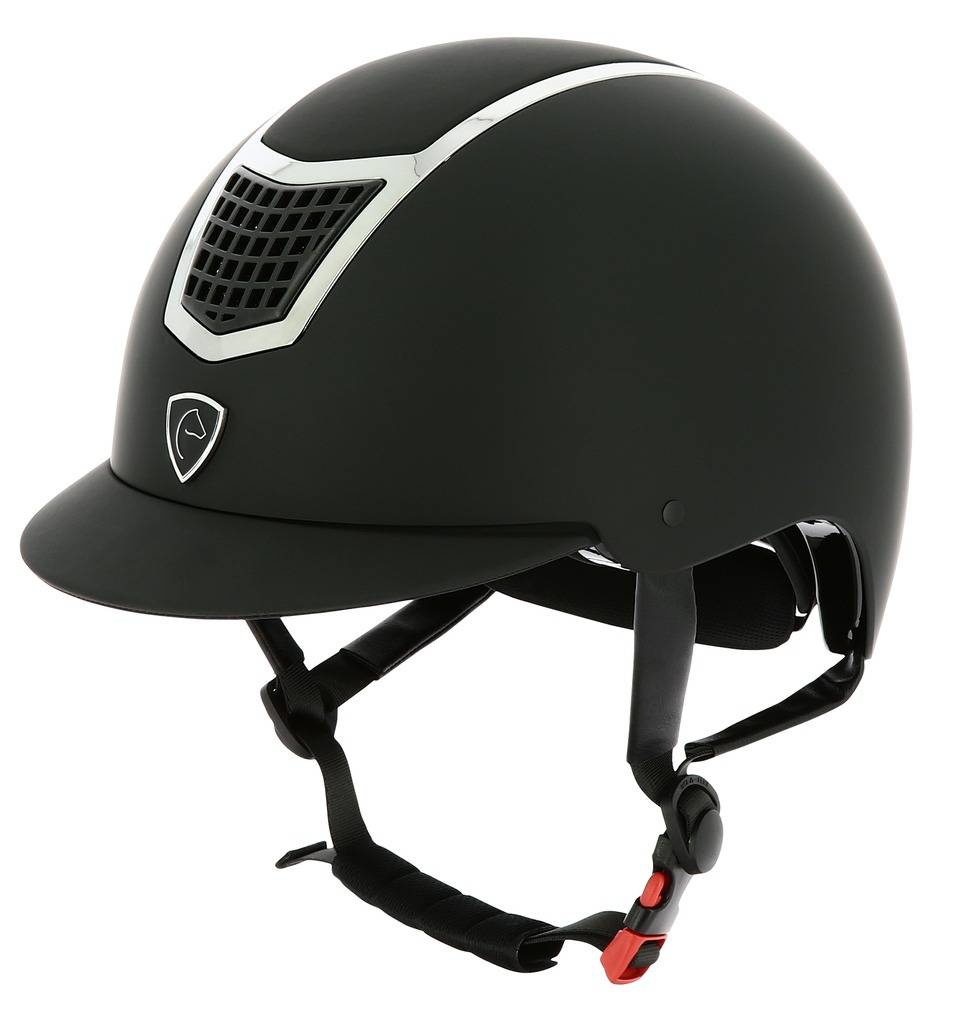 Airy riding helmet with classic visor - Equithème