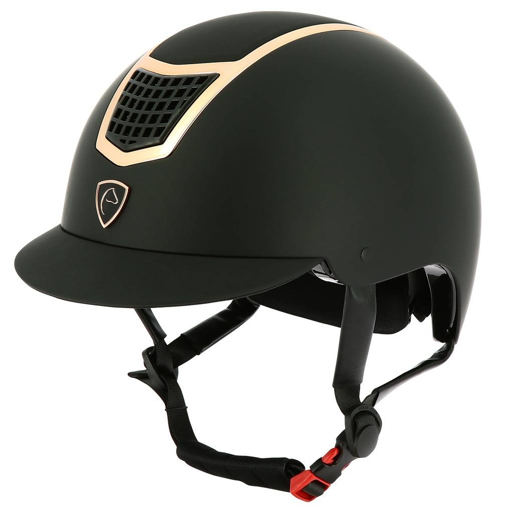 Airy riding helmet with classic visor - Equithème