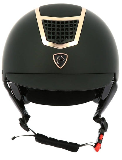 Airy riding helmet with classic visor - Equithème