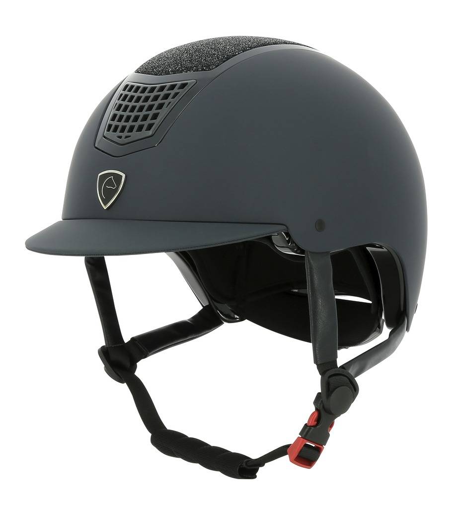 Airy riding helmet with classic visor - Equithème