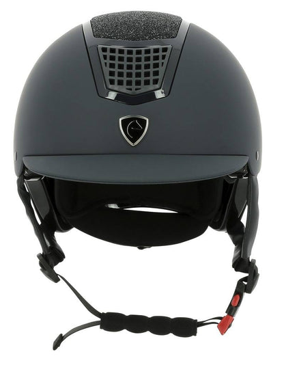 Airy riding helmet with classic visor - Equithème