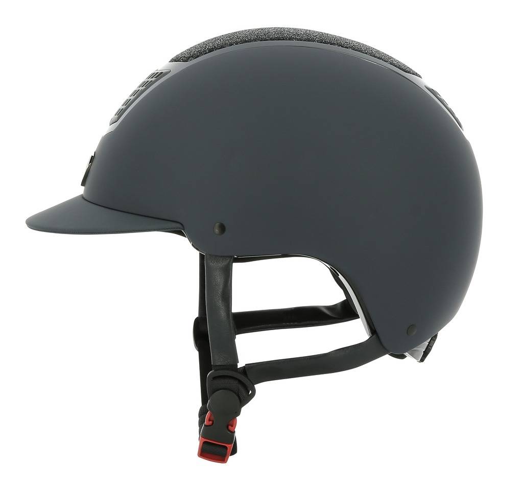 Airy riding helmet with classic visor - Equithème