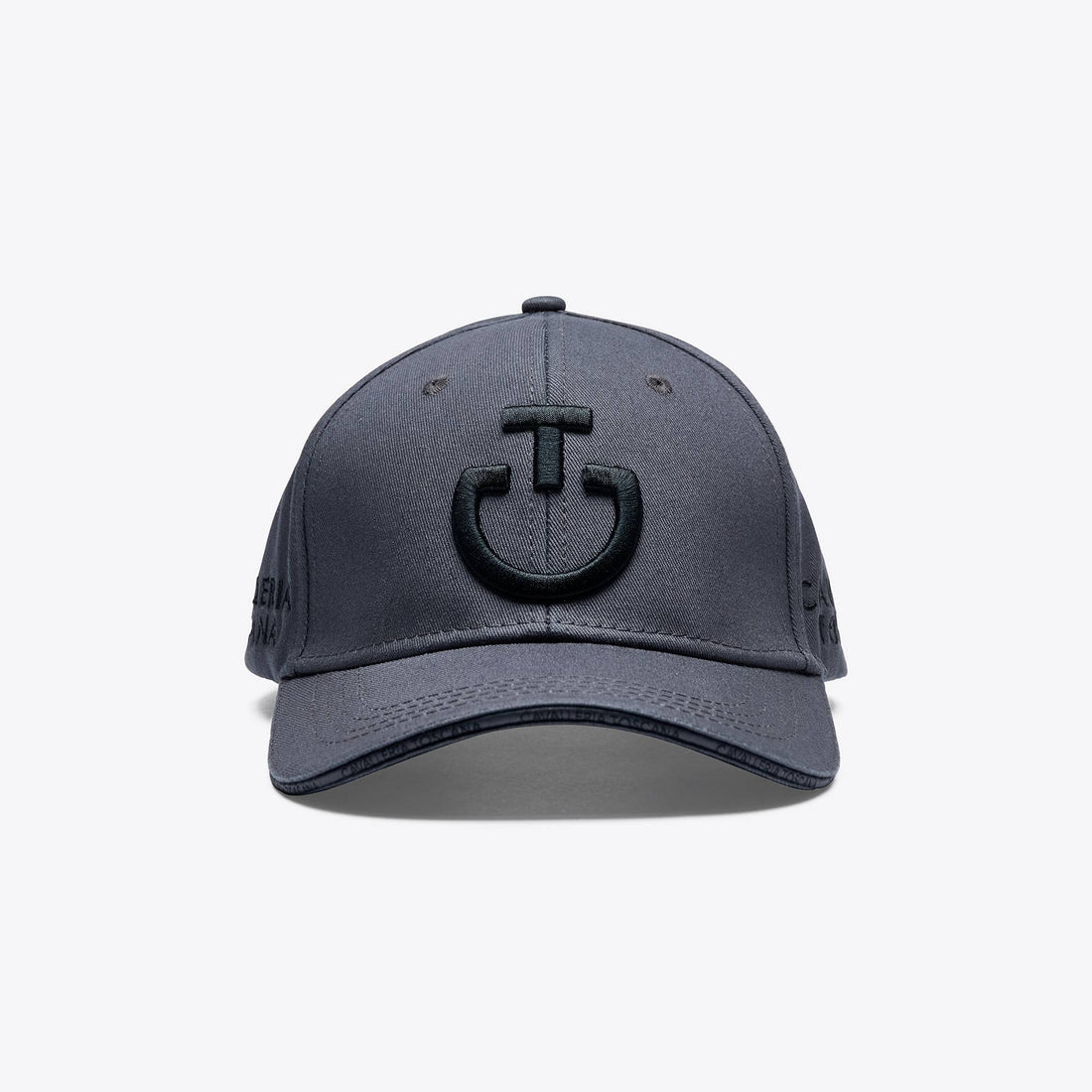 Casquette brodée gris logo noir - Cavalleria Toscana