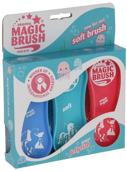 Kit of 3 Jellyfish brushes - Magic Brush