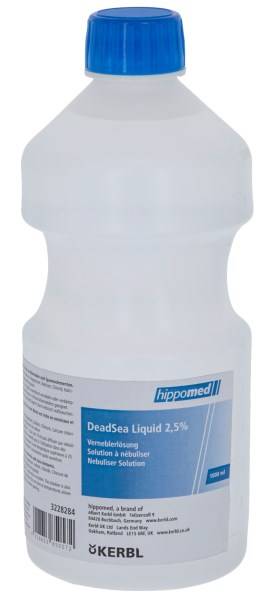 Solution à nébuliser Eau saline Deadsea Liquid 2,5% - Hippomed