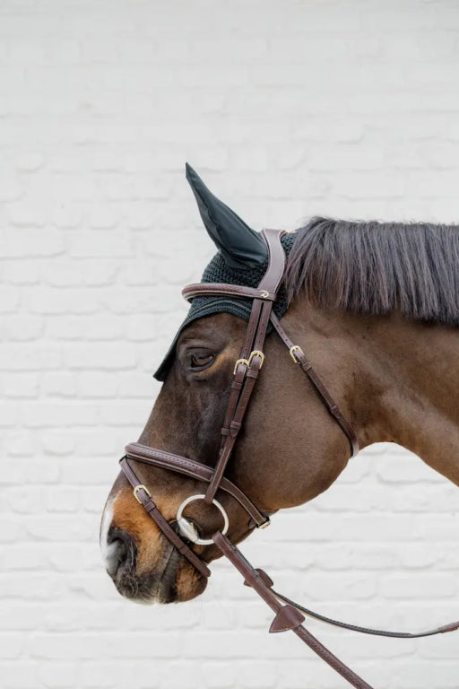 Braided combined noseband bridle - Dy&