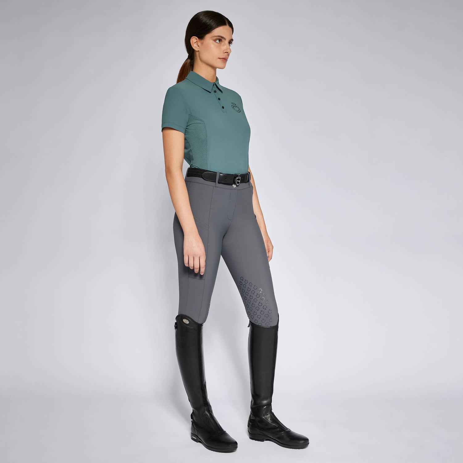 Perforated Insert Polo Shirt - CAVALLERIA TOSCANA