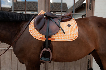 Tapis de Selle Velvet printing Orange MIXTE - Kentucky