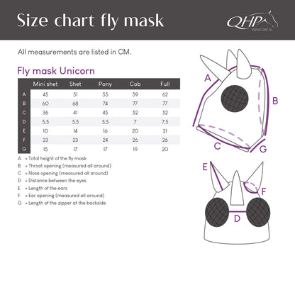 Masque Super anti mouche Unicorn - QHP