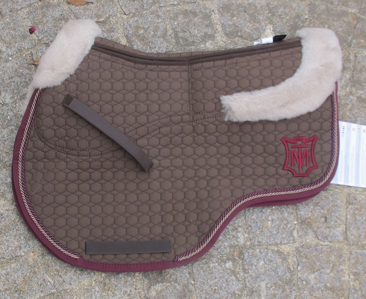 Tapis Mattes Eurofit Marron bord Bordeaux