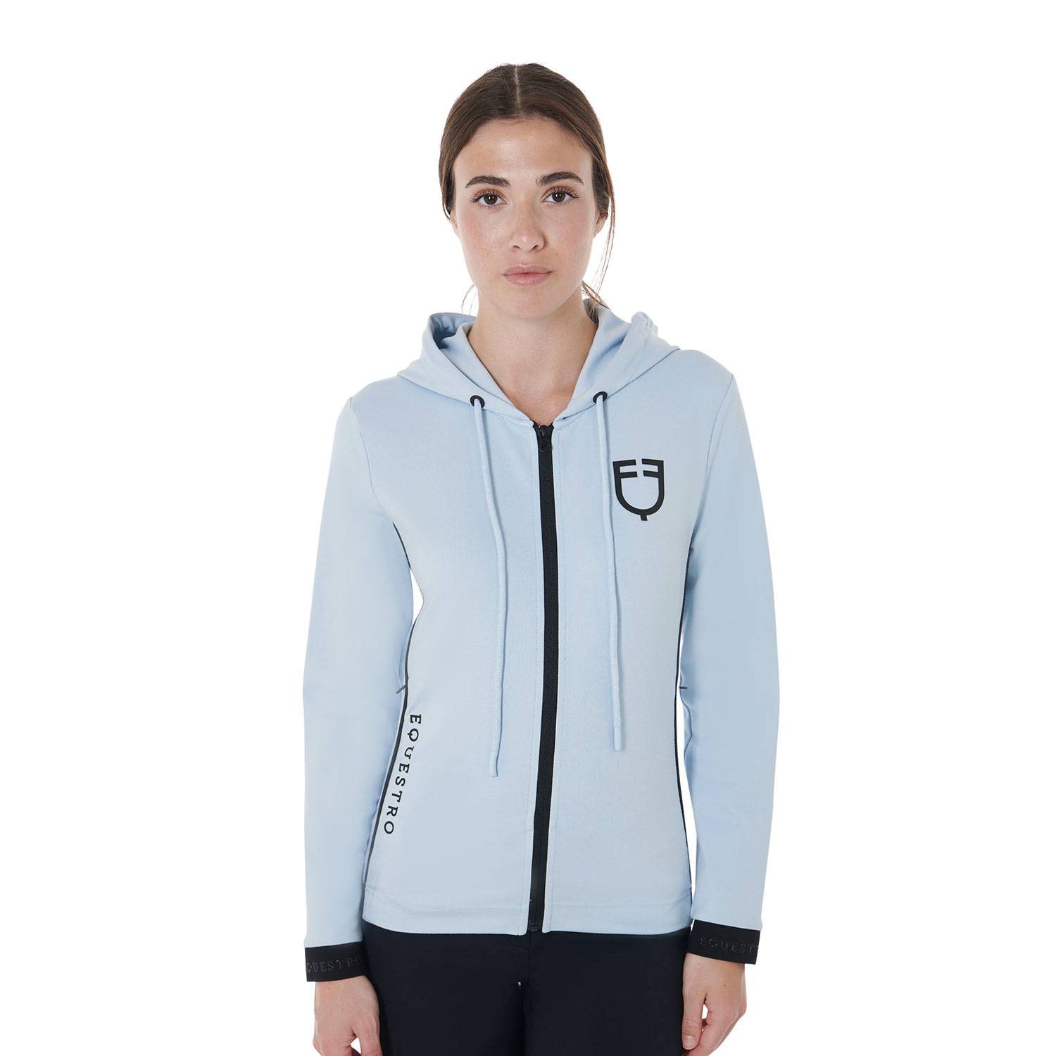 Sweatshirt pour femme avec zip - EQUESTRO