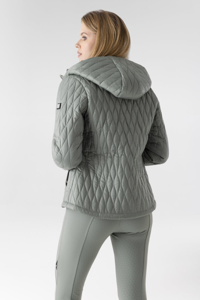 Quilted jacket with hood Esabe - EQUILINE