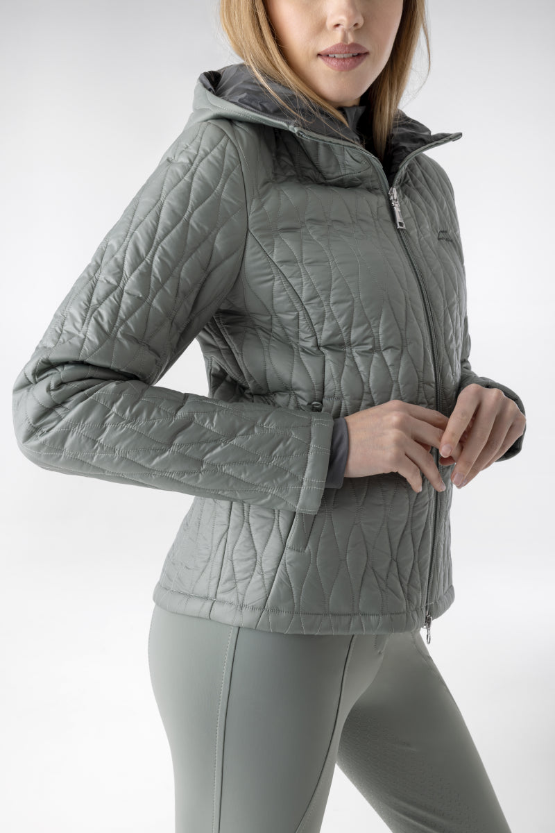 Quilted jacket with hood Esabe - EQUILINE