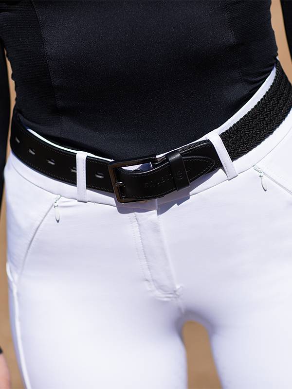 Black Edition braided belt - EQUESTRIAN STOCKHOLM