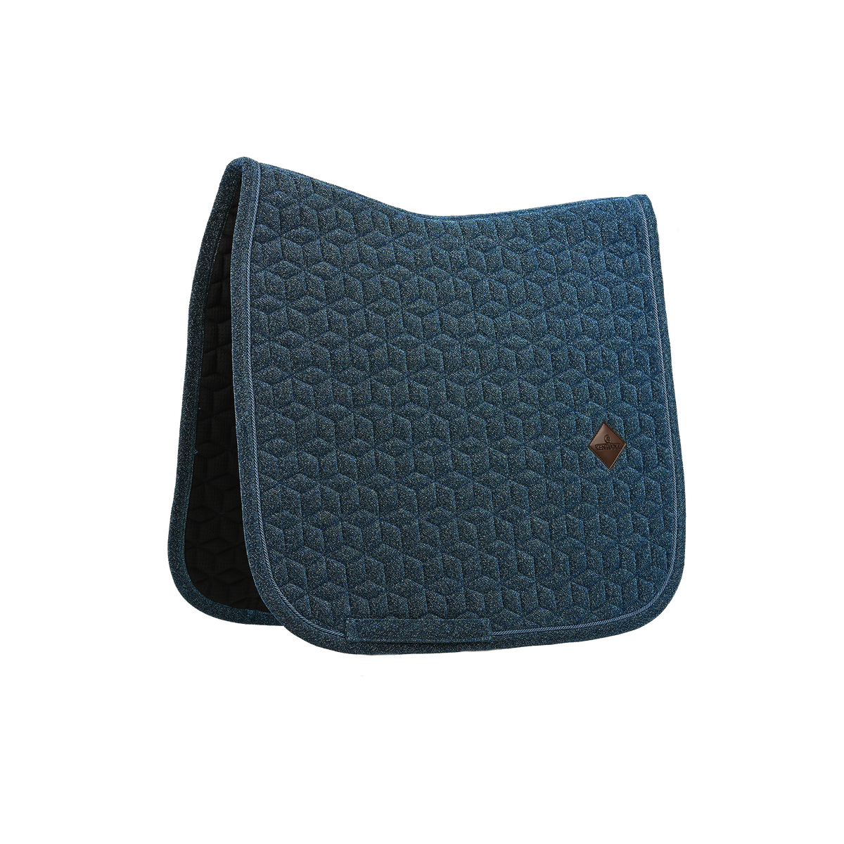 Tapis de selle Sparkling DRESSAGE bleu marine - Kentucky