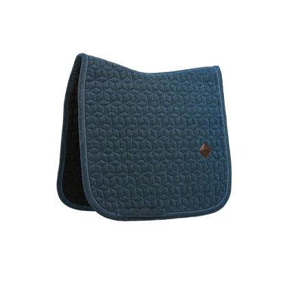 Tapis de selle Sparkling DRESSAGE bleu marine - Kentucky
