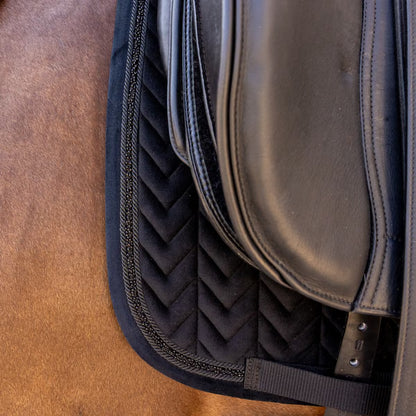Tapis Velvet Mini Pearl Dressage Noir - KENTUCKY