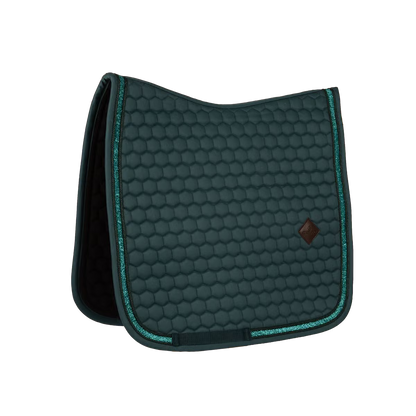 Tapis de selle Glitter Band Dressage Vert - Kentucky