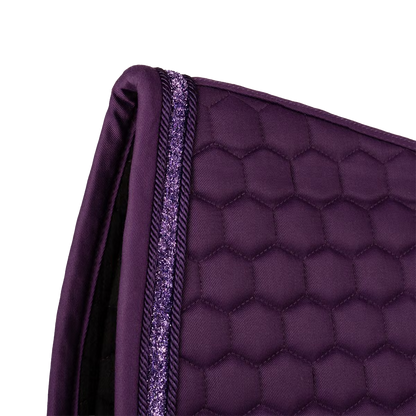 Tapis de selle Glitter Band Dressage Violet - Kentucky