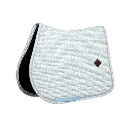 Tapis de Selle Velvet printing Bleu ciel MIXTE - Kentucky