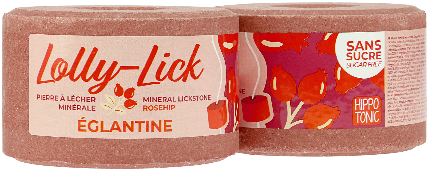 Pierre à sel Lolly Lick Églantine - Hippotonic