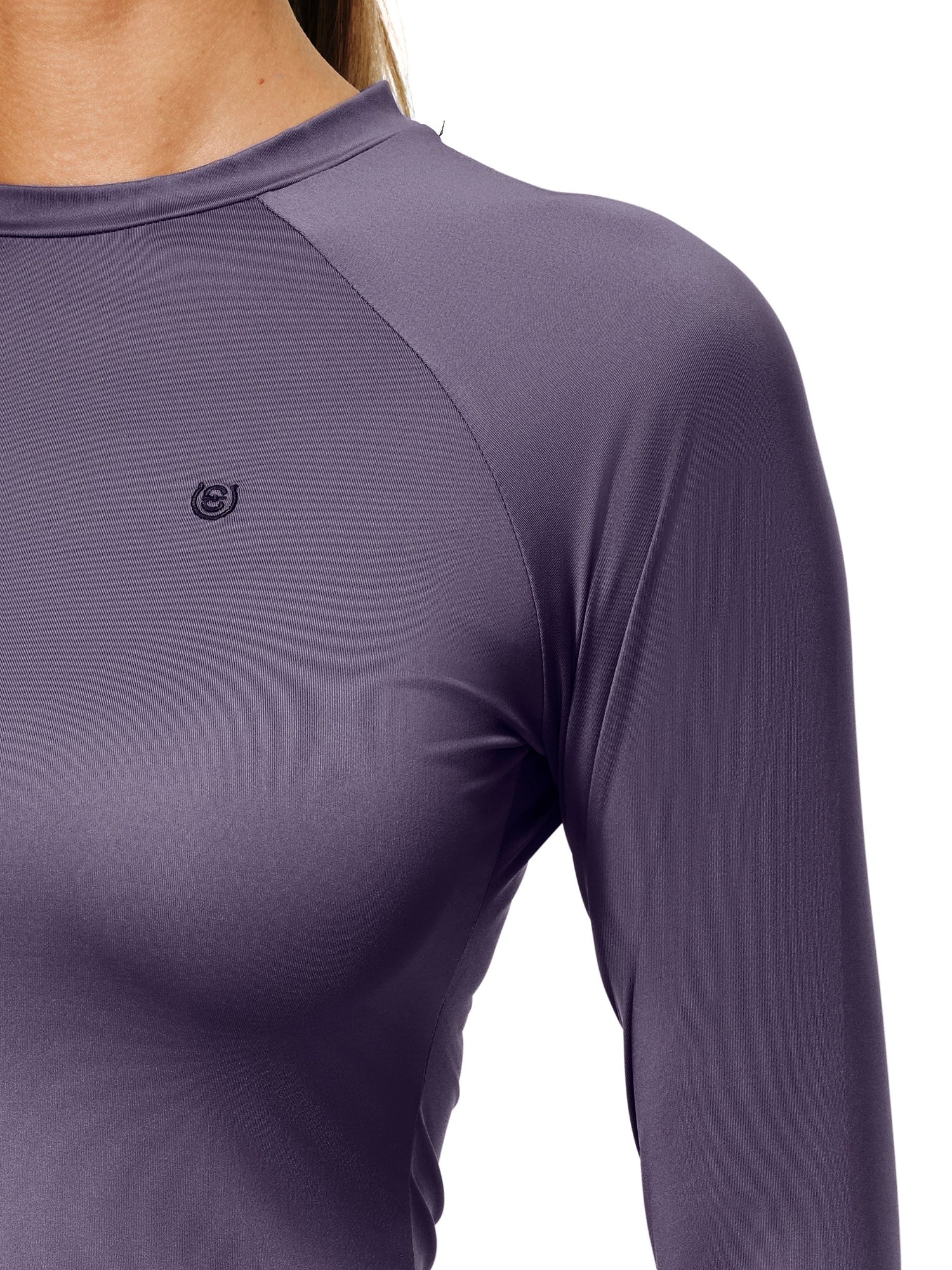 Top Base Layer Dynamic Dark Violet Manches longues - Equestrian Stockholm
