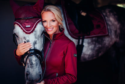 Veste Polaire BORDEAUX - Equestrian Stockholm