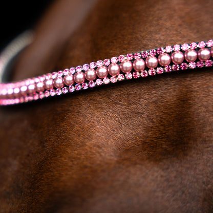 Frontal Beads en perles et strass rose - IMPERIAL RIDING