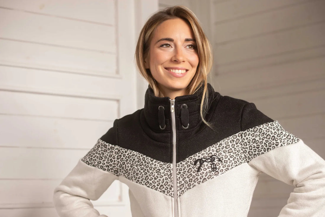 Sweat zippé Leonative - PENELOPE COLLECTION