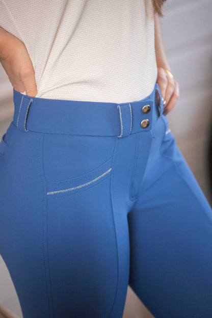 Pantalon Sybille Bleu roy - PENELOPE COLLECTION