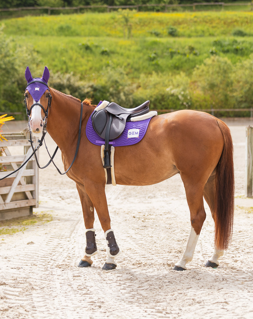 Tapis de selle TOUC TOUC Obstacle Violet  - GEM