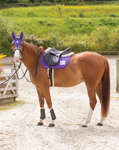 Tapis de selle TOUC TOUC Obstacle Violet  - GEM