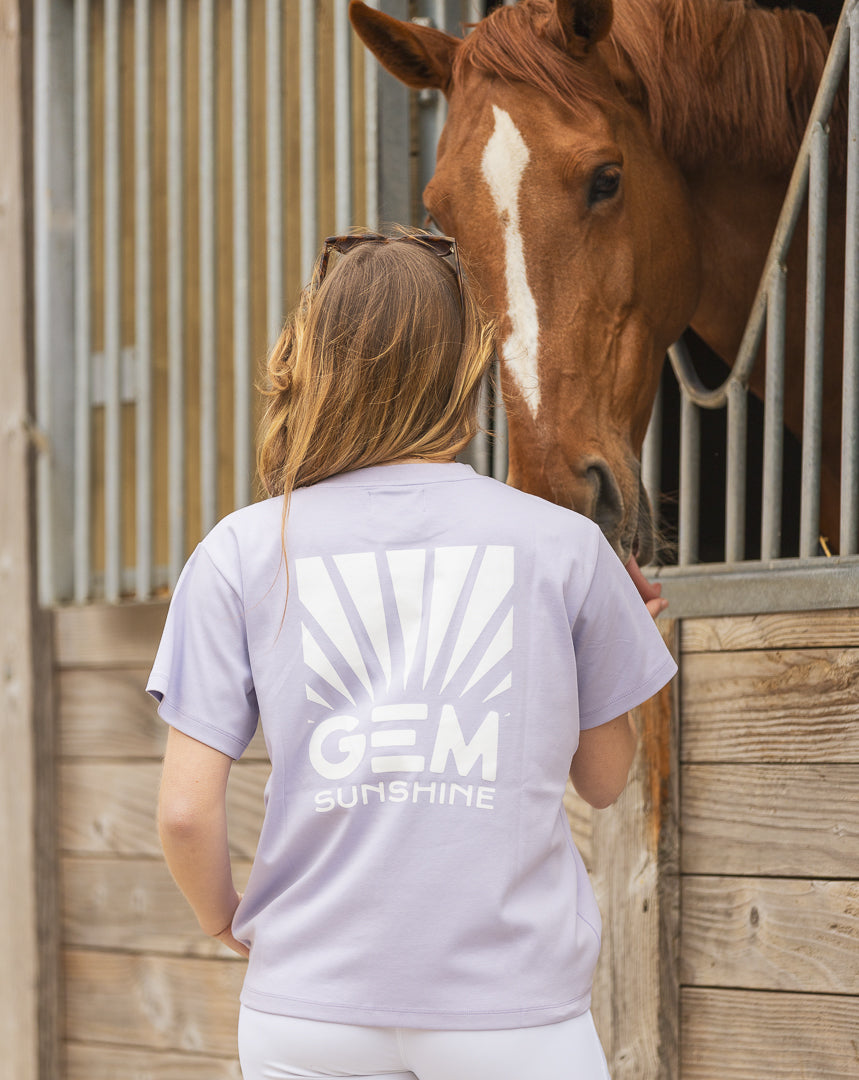 Tee-shirt Sunshine Lilas - GEM
