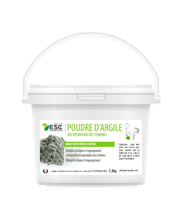 Argile verte en poudre - ESC LABORATOIRE