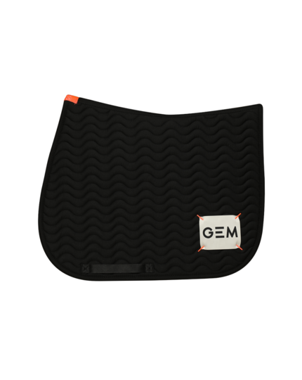 Tapis de selle TOUC TOUC Obstacle NOIR ECRU - GEM